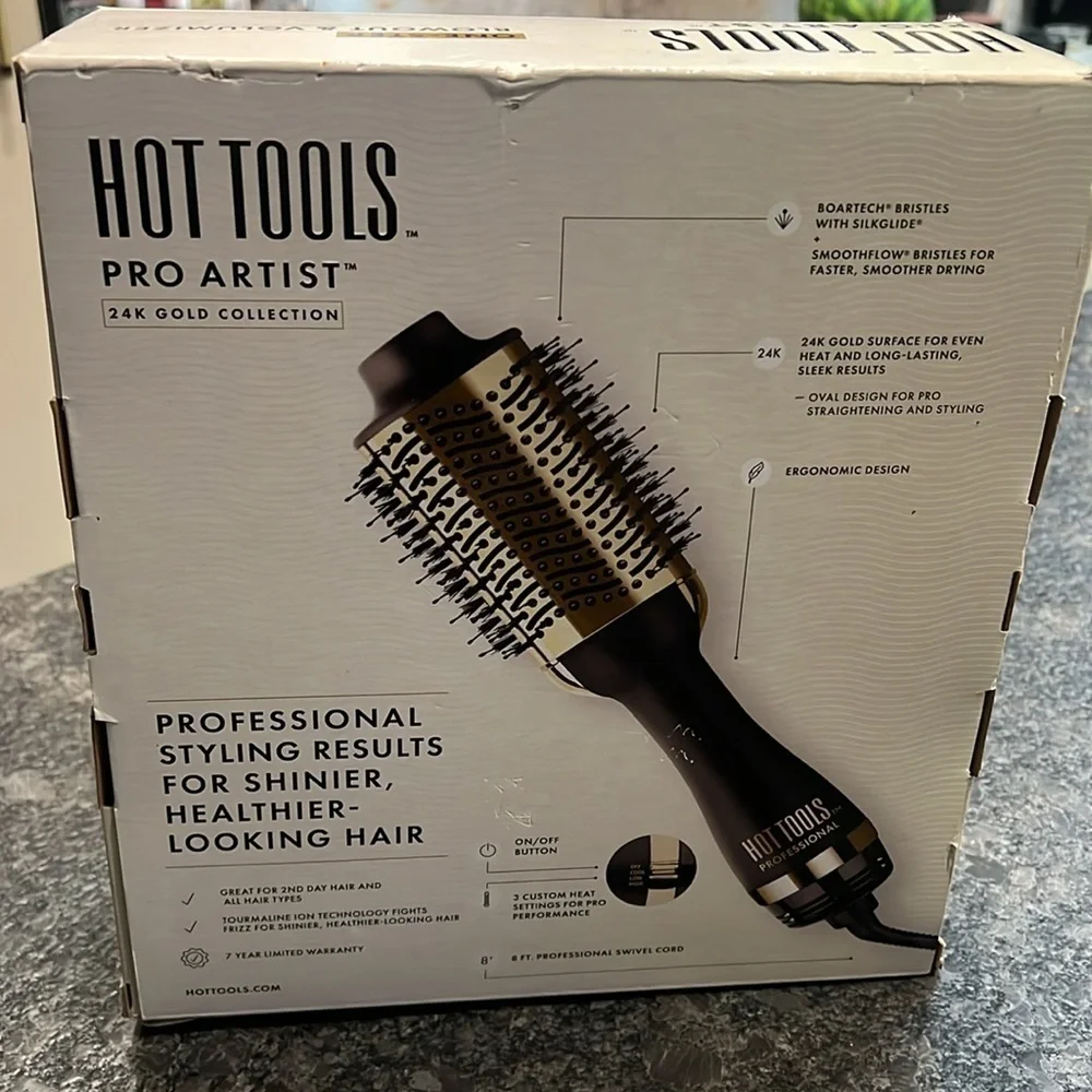 Hot Tools Pro Artist 24K Gold Collection One-Step Blowout & Volumizer New in Box